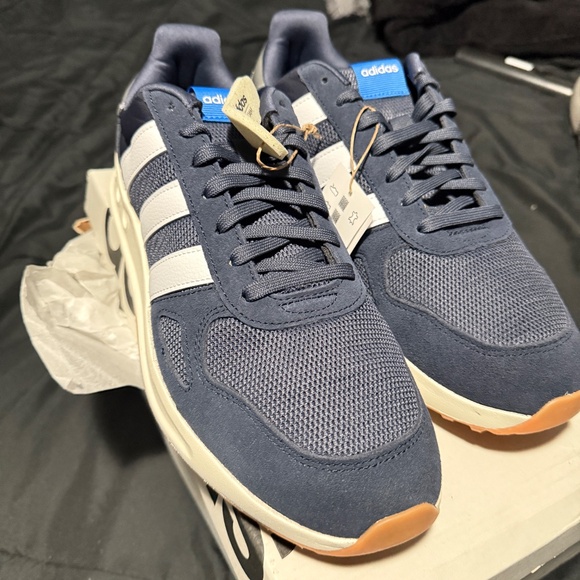 Men’s Adidas Navy/White running shoes main image 4